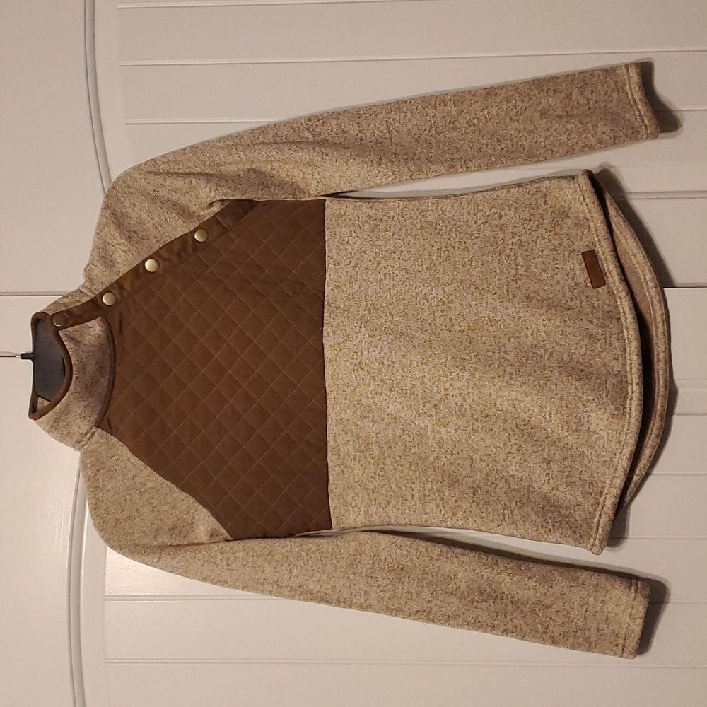 Marley Lilly Half Button-Up Pullover - Size Small - image 1